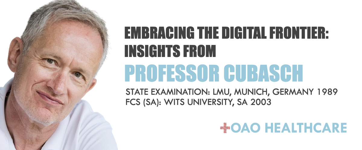 Embracing the Digital Frontier: Insights from Professor Cubasch
